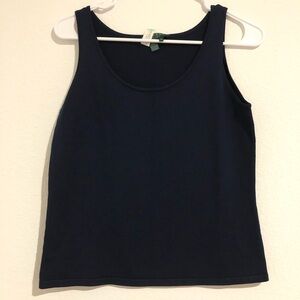 Lauren Ralph Lauren Navy Blue Silk Blend Knit Cardigan 2 pc Set Womens Size PL‎